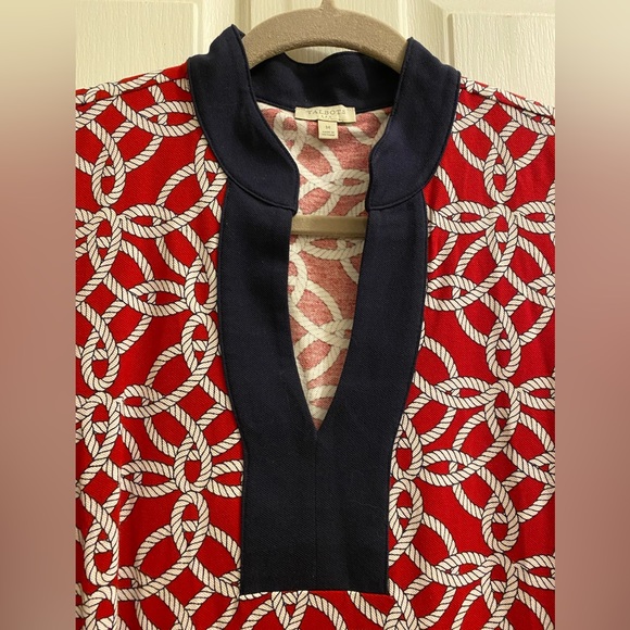 Talbots Nautical Shift Dress - Picture 3 of 5